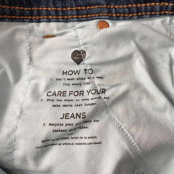 Madewell the perfect vintage straight jean size 26 . Color blue. - Picture 10 of 10